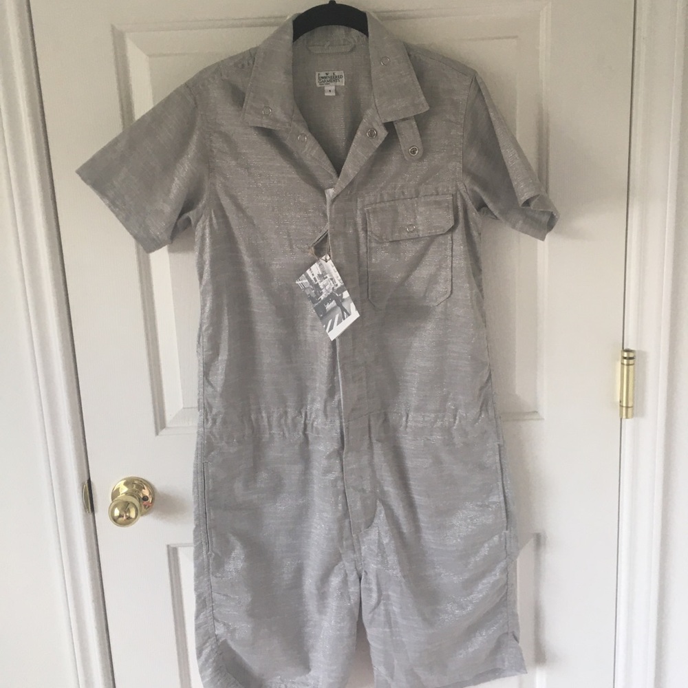 F W K Engineered Garments Silver Romper XS